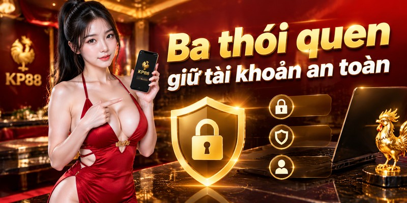 Ba thói quen giữ tài khoản an toàn