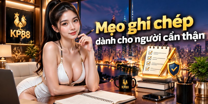 Mẹo ghi chép dành cho người cẩn thận