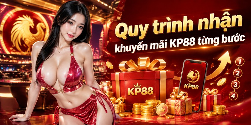 Quy trình nhận khuyến mãi KP88 từng bước